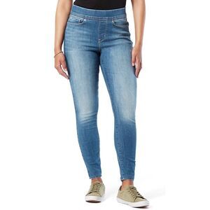 Levi Strauss Women's Simply Stretch Shaping Pull-On Super Skinny Jeans Size 20